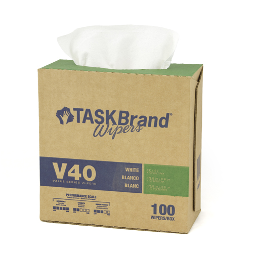 Taskbrand® V40 DRC Interfold Wiper - Disposable Wipers
